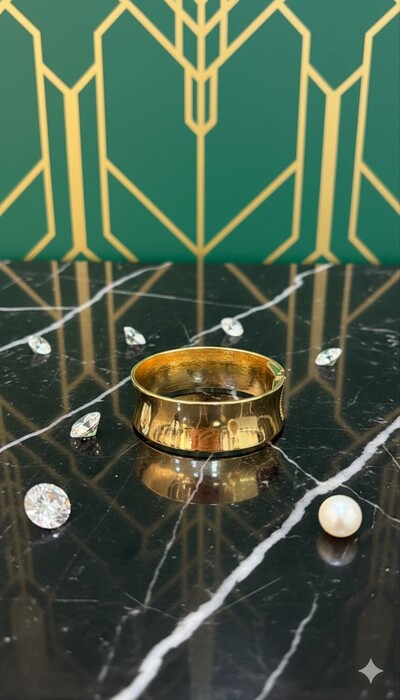 FotoBracelete Liso Largo Oval