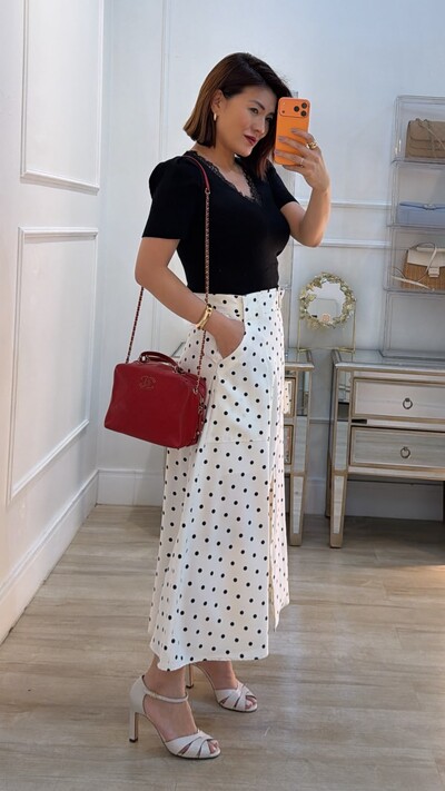 Foto Blusa Canelada Decote V Karina Mangas Princesa