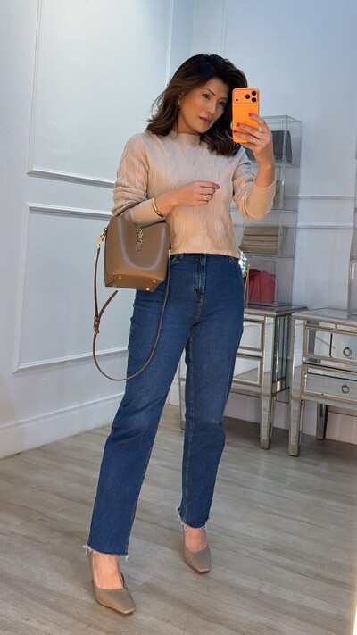 Foto Blusa Tricot Rosangela Trançados Frontais