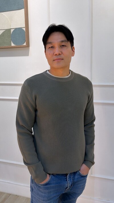 FotoBlusa Tricot Ampla Rodrigo Gola Careca E Mangas Longas