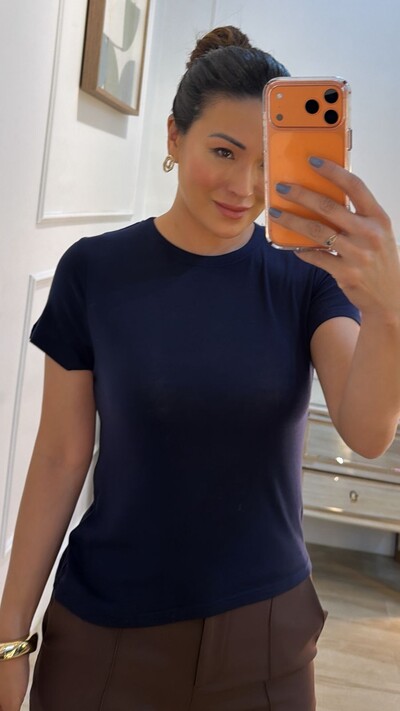 FotoBlusa Básica Gisele Gola Careca