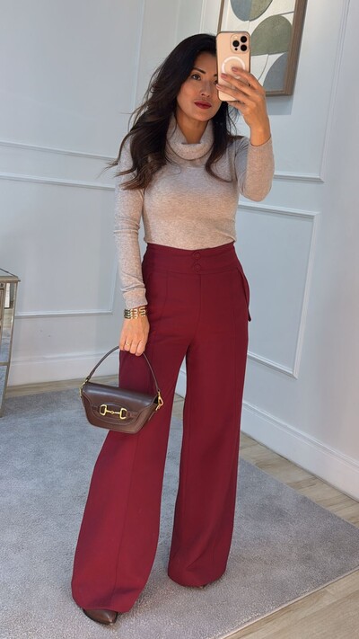 Foto Blusa Tricot Anahí Gola Rolê