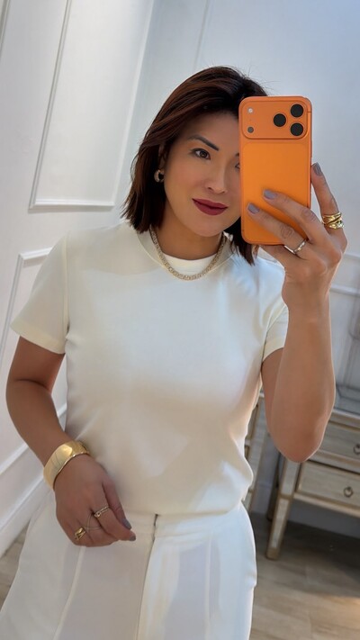 Foto Blusa De Malha Joyce Texturas Caneladas