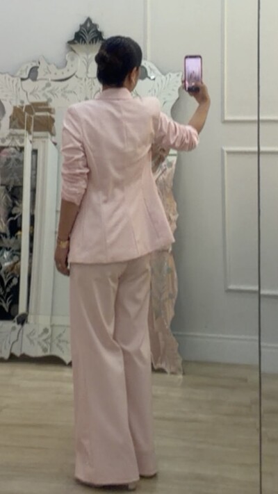 Foto Calça Wide Leg Alfaiataria Veridiana Cinto Encapado