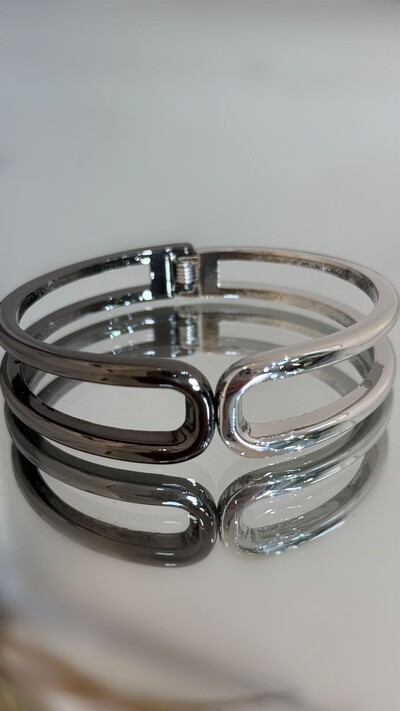 FotoBracelete Duo Color Volta Única Vazado