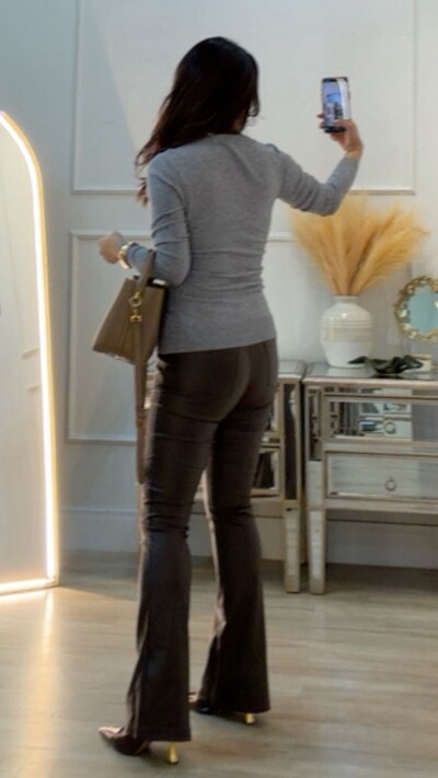 FotoBlusa Tricot Decote V Cecilia Mangas Longas