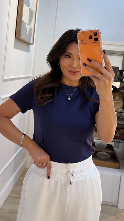 FotoBlusa Básica De Malha Milena