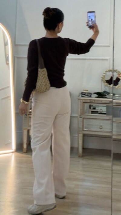 FotoCalça Pantalona Veludo Cotelê Joyce Com Amarração Na Pala