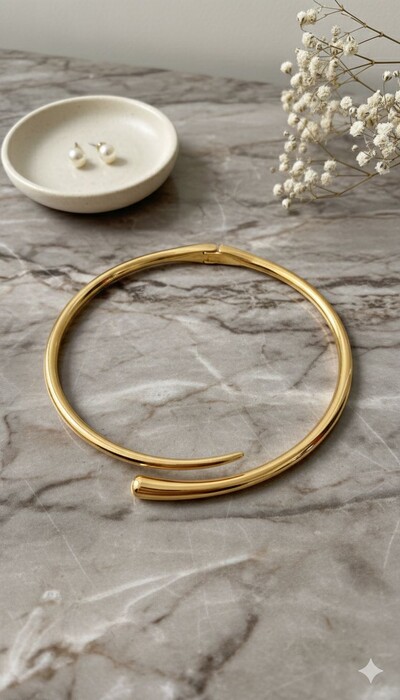 FotoColar Choker Transpassado Gota