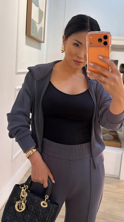 FotoConjunto Moletom Margareth Blusa E Calça Pantalona