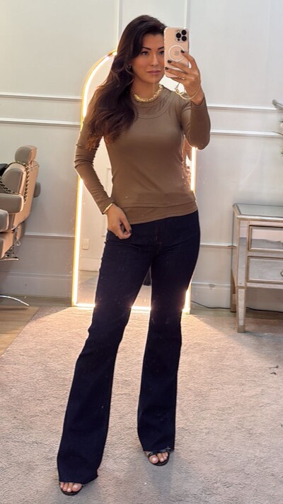 Foto Kit Blusa Mangas Longas & Regata Jasmine