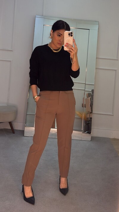 Foto Blusa Tricot Adriana Losangos Texturizados Com Detalhes Trançados