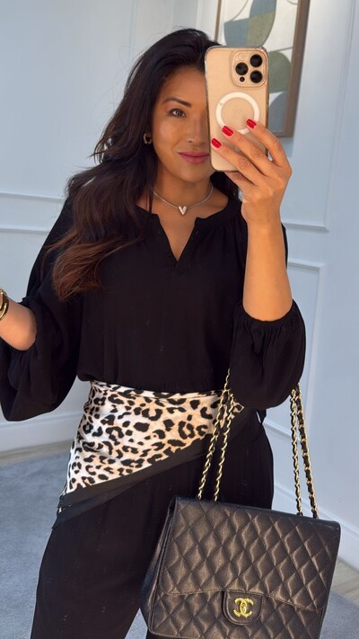 FotoLenço Acetinado Estampa Animal Print