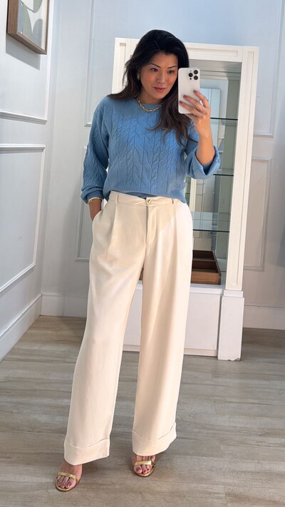 Foto Blusa Tricot Sueli Com Maxi Trançados