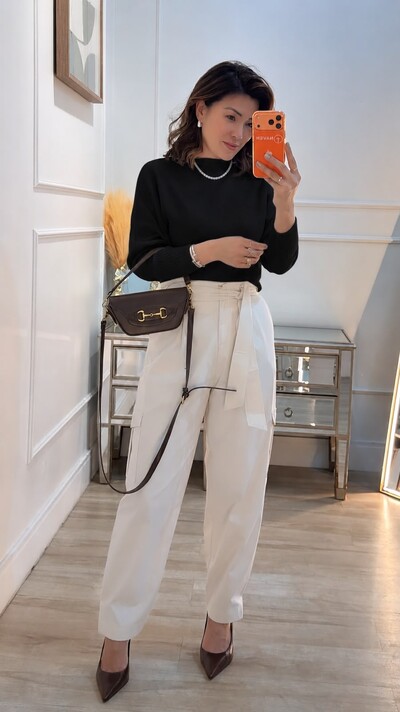 Foto Blusa Morcego Tricot Dafne Punhos Largos
