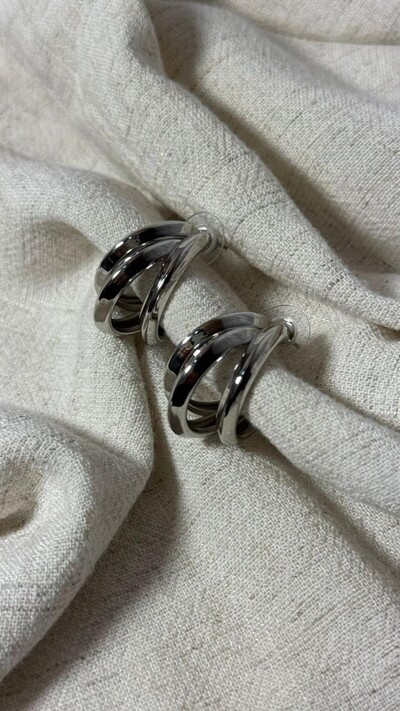 FotoBrinco Argola Tripla Lisa