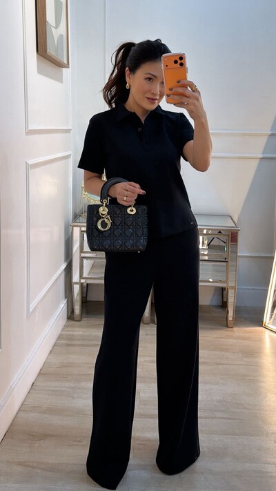 Foto Conjunto De Moletom Suzy Blusa E Calça Pantalona