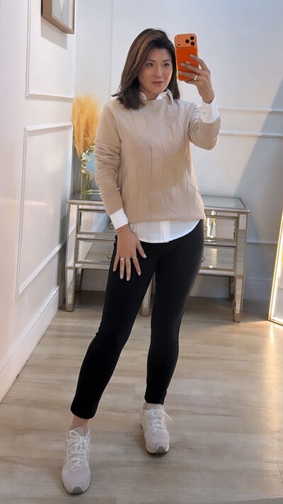 Foto Blusa Tricot Tatiane Com Texturas Entrelaçadas