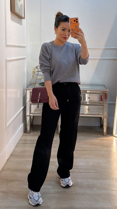 Foto Blusa Tricot Marina Punhos Largos Canelados Detalhe De Botão