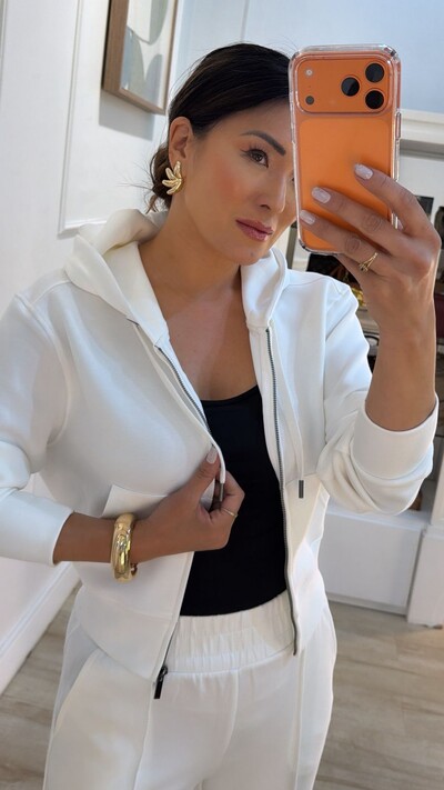 FotoConjunto Moletom Margareth Blusa E Calça Pantalona