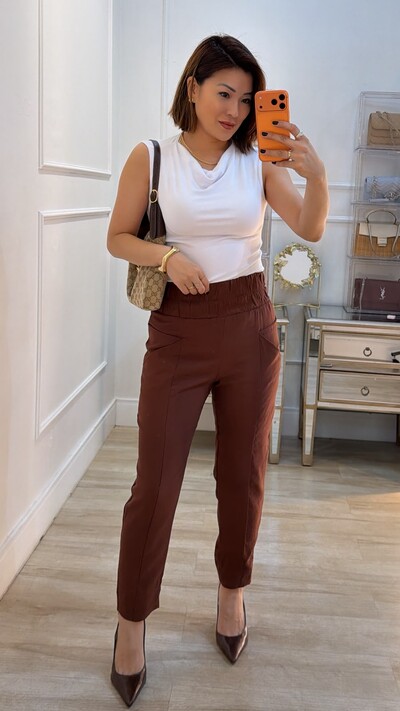 Foto Blusa Regata Lavínia Gola Abaulada