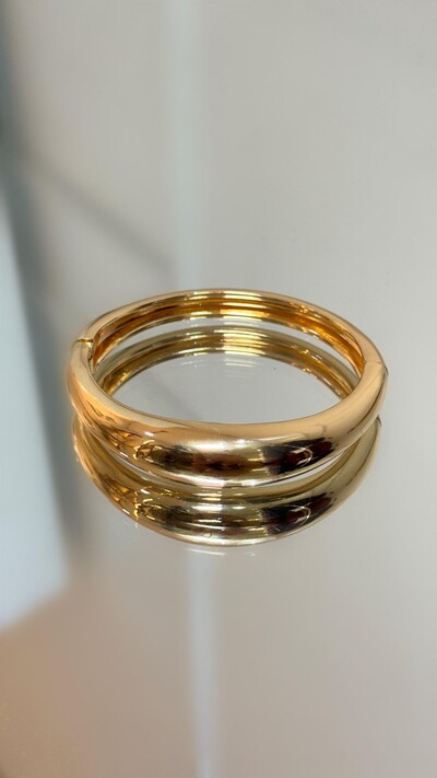 Foto Bracelete Oval Assimétrico