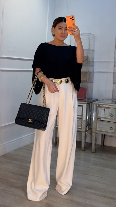 Foto Blusa Ampla Texturizada Glaucia