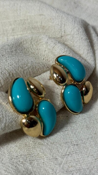 FotoBrinco Gota Bicolor Com Dourado