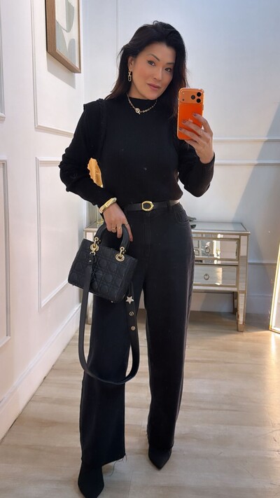 Foto Blusa Cacharrel Tricot Canelada Lulu Com Tranças Nos Ombros