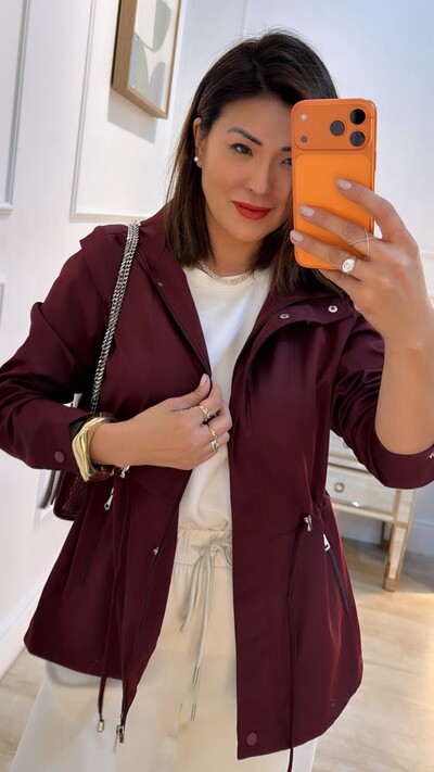 Foto Parka Casaco Amanda Capuz Removível