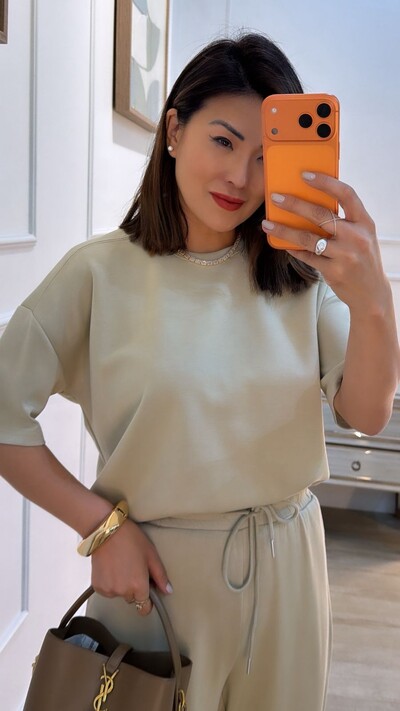 Foto Conjunto Helena Blusa E Calça Pantalona
