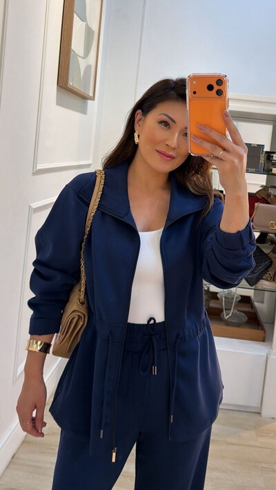 FotoConjunto Moletom Samira Parka e Calça Pantalona