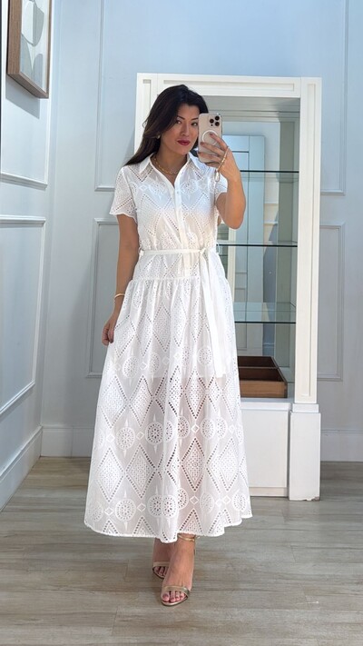 Foto Vestido Longo Laise Em Losangos Lolla