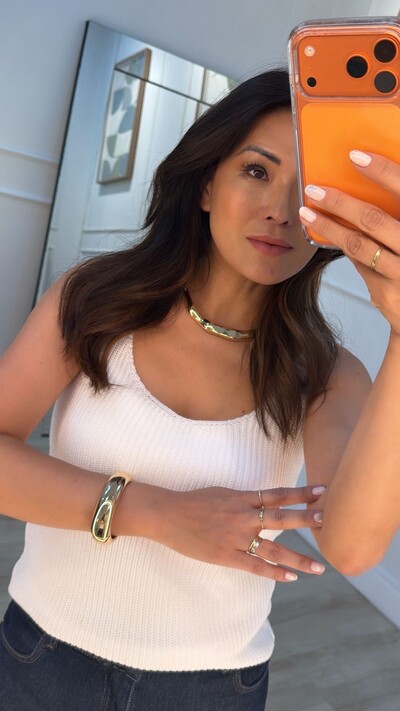 Foto Choker Maleável Detalhe Ondulado