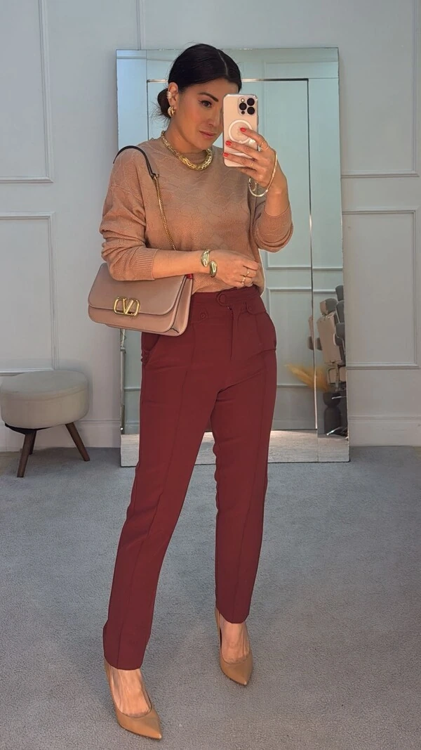 Blusa Tricot Nathalia Losangos Texturizados Pela Peça