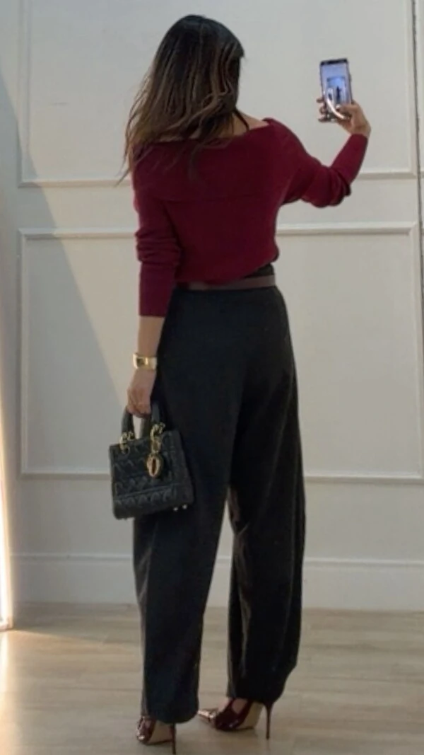 Blusa Tricot Canelada Thais Ombro À Ombro