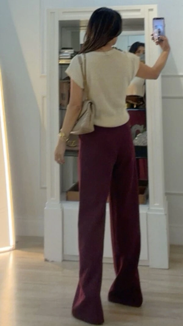 Blusa Ampla Tricot Julie Gola Canoa