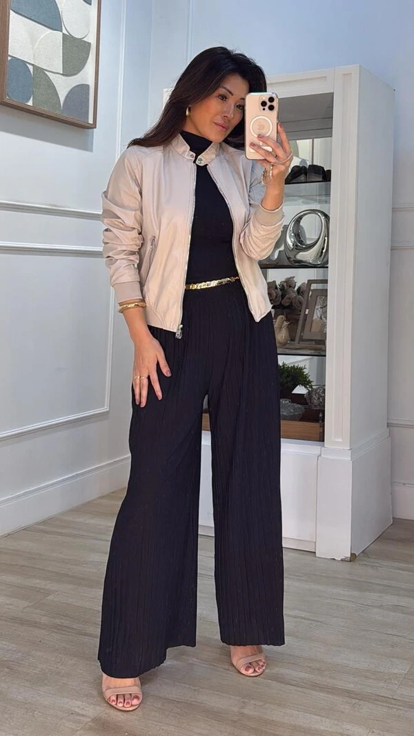 PRÉ-VENDA ENVIO ESTIMADO 28/11 Jaqueta Corta Vento Amabel Elastico No Barrado