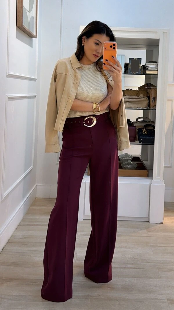 Jaqueta de Suede Luna Com Gola