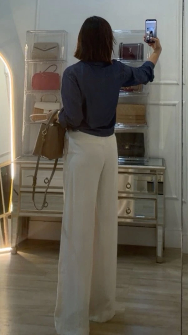 Camisa Jeans Denin Fabiola Botões Prata
