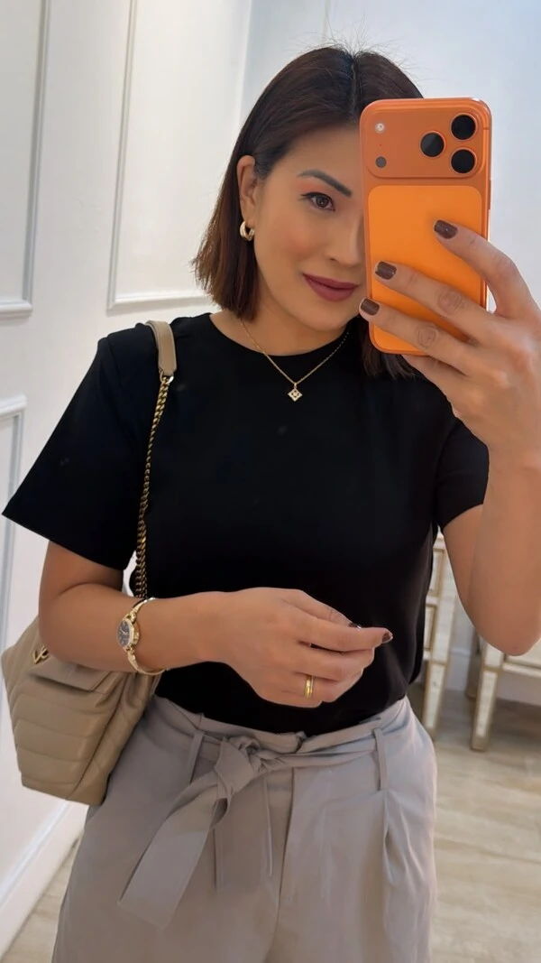 Blusa De Malha Lucy Com Ombreiras