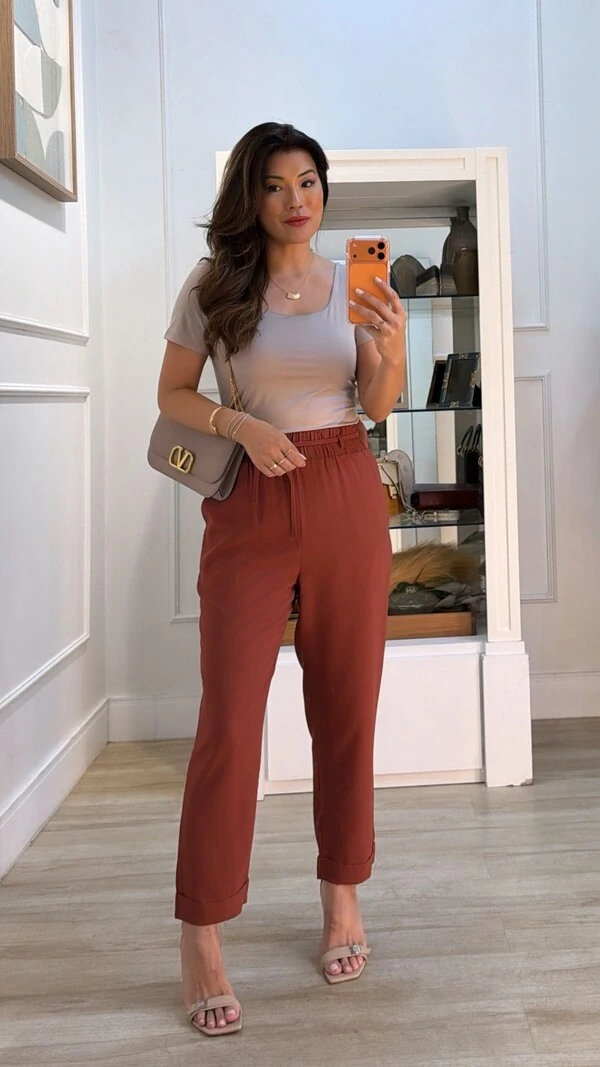 Blusa Suplex Decote Em U Brooke Mangas Curtas