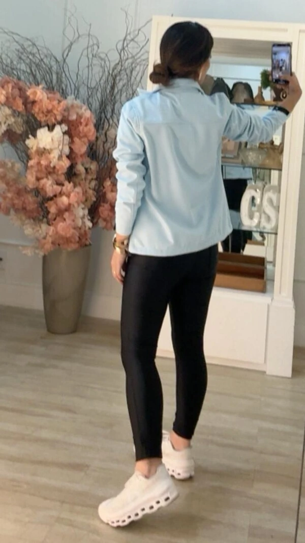 Jaqueta Gigi Gola Alta Detalhe Bicolor