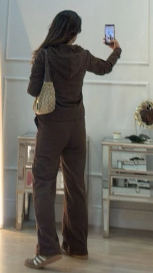 Jaqueta Casaco Moletom Leila Capuz Com Amarração Regulável