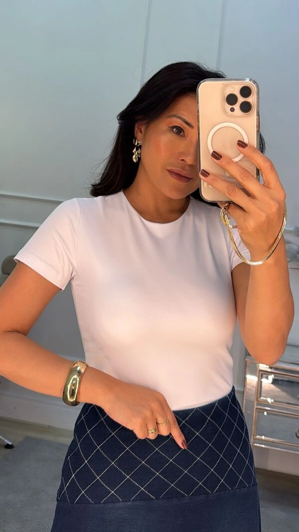 Blusa Cropped Suplex Pollyana Mangas Curtas