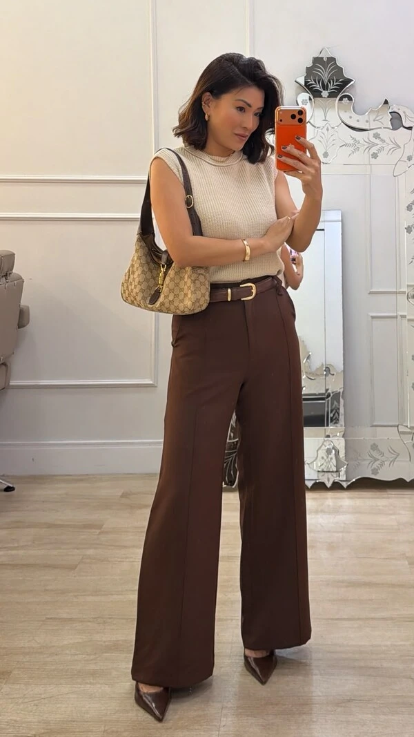 Blusa Regata Tricot Natasha Gola Careca