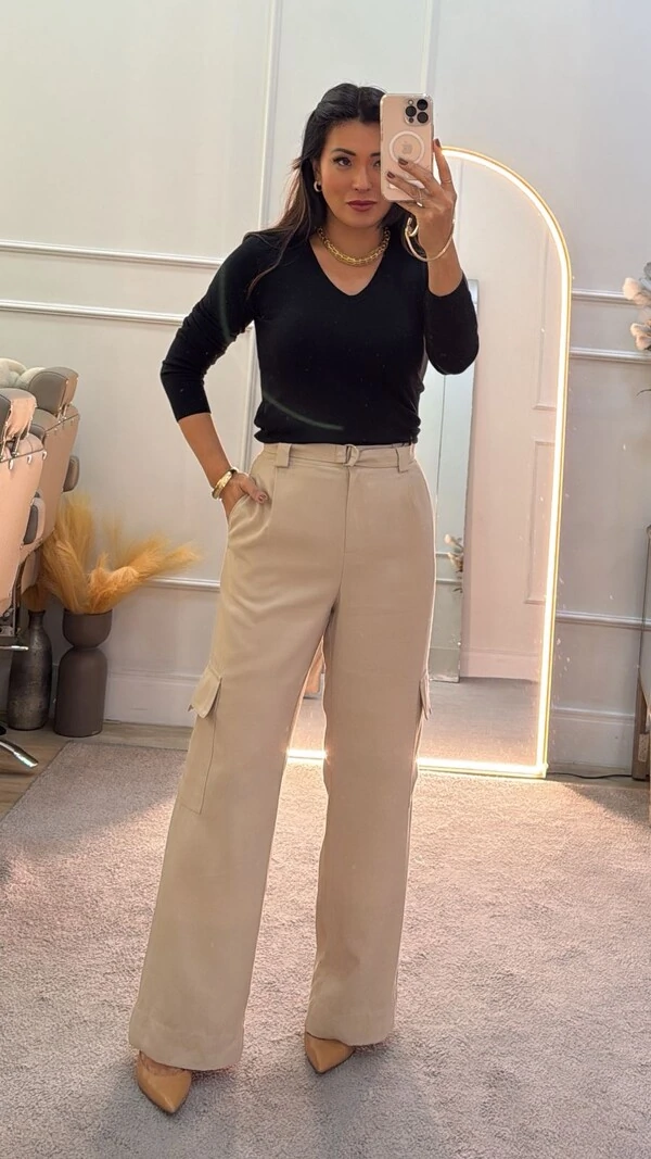 Blusa Tricot Piettra Losangos Com Detalhes De Nervuras