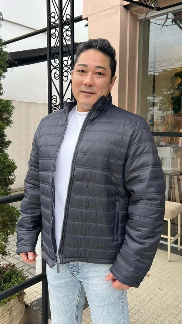 Jaqueta Casaco Nylon Renato Forro Peluciado