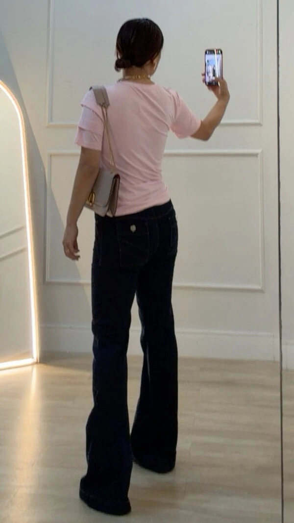 Blusa De Malha Noemi Mangas 3/4 Com Recortes