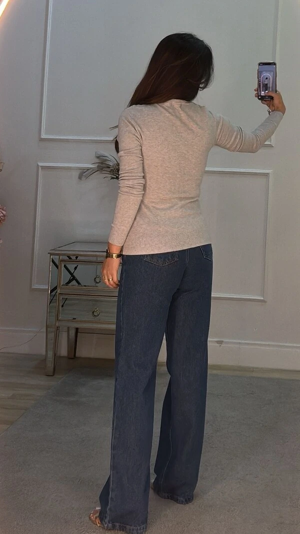 Sueter Tricot Catarina Texturizado Decote V